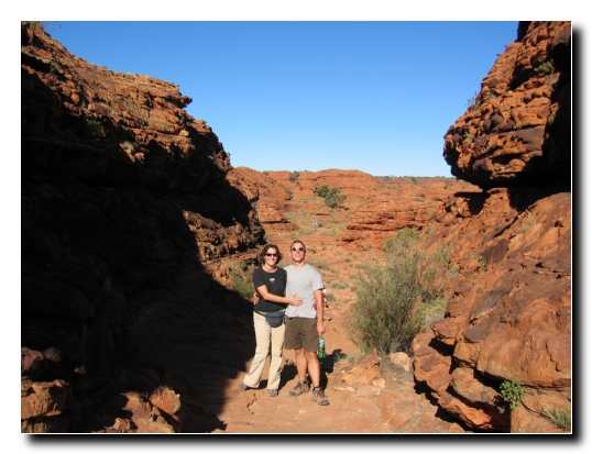 30 Kaethe und Gabor am Kings Canyon